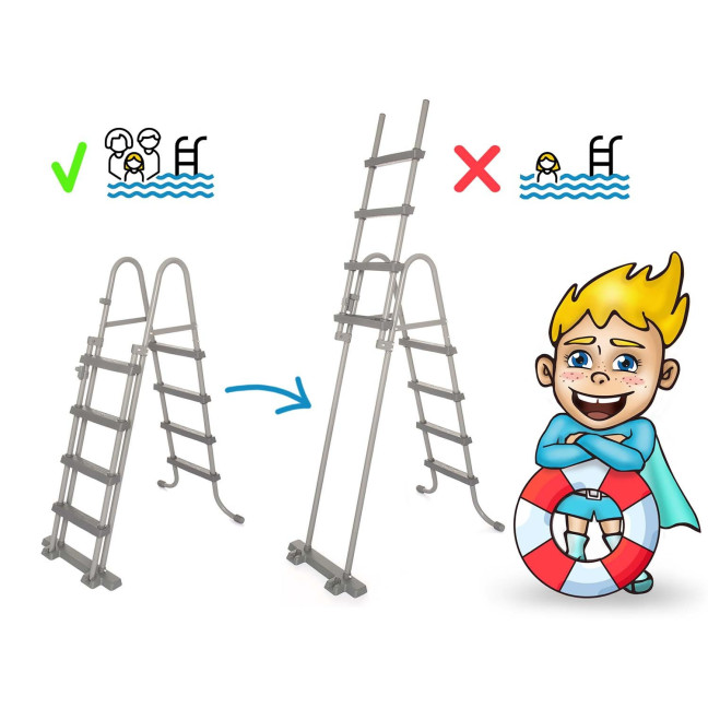 Garden pool 427 x 122 cm 19w1 Bestway 5612x bubble machine for free