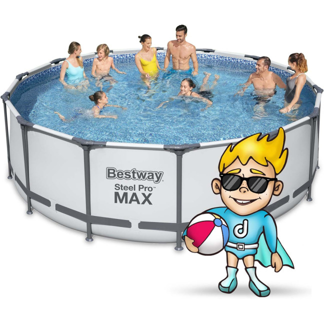 Garden pool 427 x 122 cm 19w1 Bestway 5612x bubble machine for free