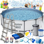 Garden pool 457 x 122 cm 18W1 Bestway 56438 + bubble machine for free
