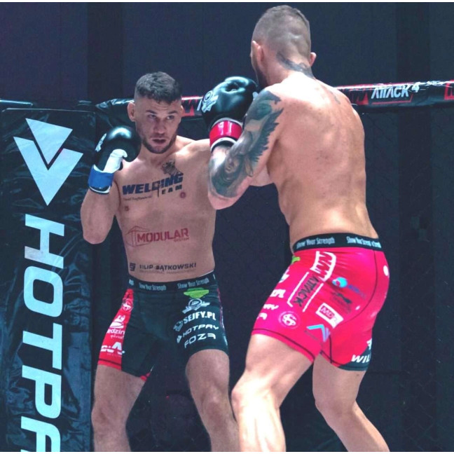 Boxing Sparring Gloves Black and White ARB-407a