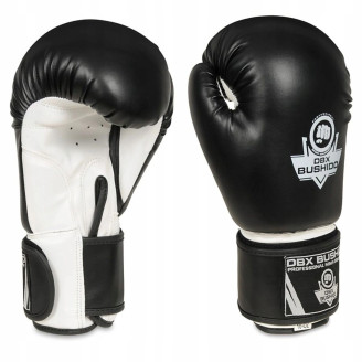 Boxing Sparring Gloves Black and White ARB-407a