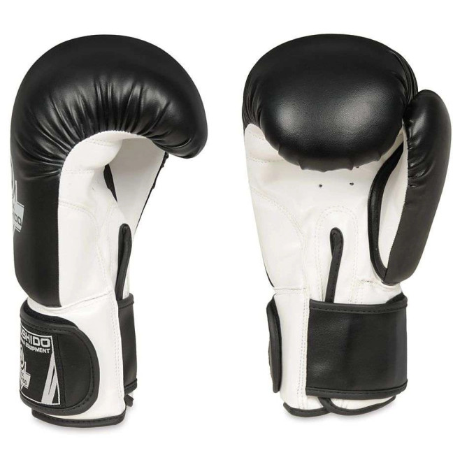 Boxing Sparring Gloves Black and White ARB-407a