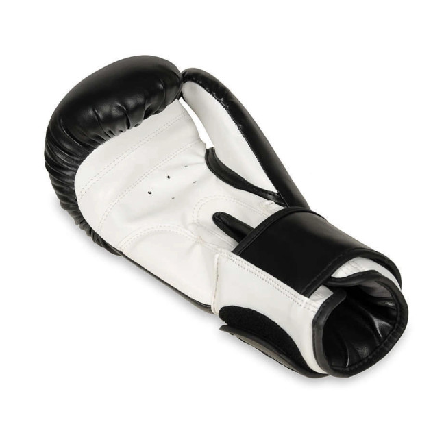 Boxing Sparring Gloves Black and White ARB-407a