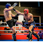 Boxing Sparring Gloves Black and White ARB-407a