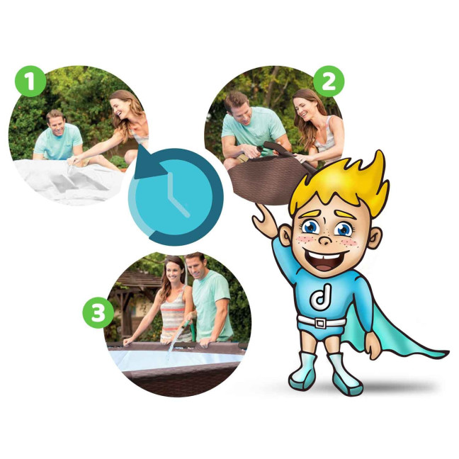 Garden pool 366 x 100 cm Set 18in1 Bestway 56709