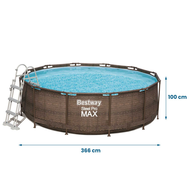Garden pool 366 x 100 cm Set 18in1 Bestway 56709